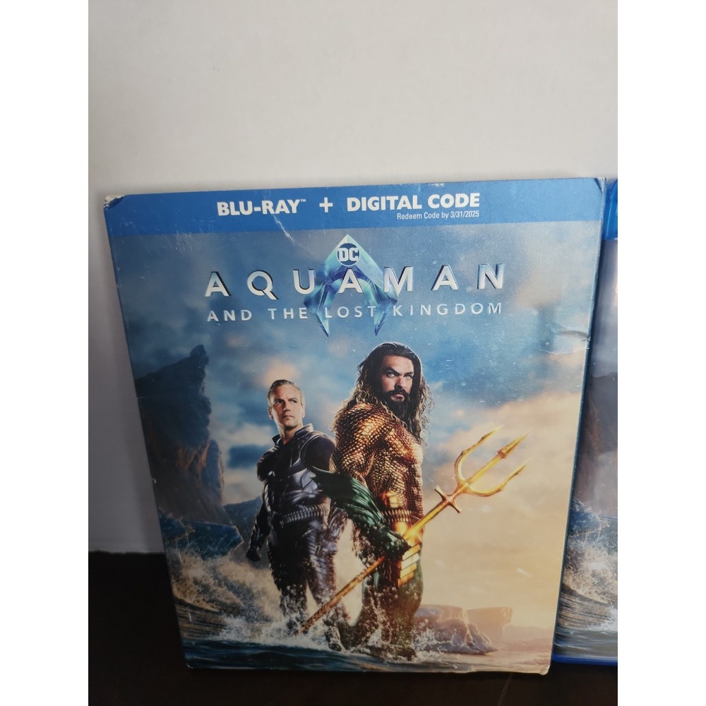 Aquaman and The Lost Kingdom Blu-Ray w/Slipcover Pre-owned - Picture 2 of 6